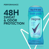 Thumbnail for Image 5 of Degree Antiperspirant Deodorant Shower Clean 2.6 oz Twin Pack