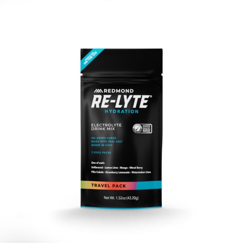 Image 1 of Default Title for the product REDMOND Re-Lyte Sugar Free Electrolyte Powder Packets Variety 7ct