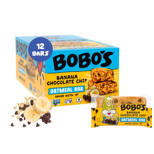 Image 1 of Default Title for the product Bobo's Soft Baked Oatmeal Bars, Banana Chocolate Chip, 3oz (12 ct)