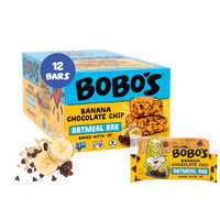 Thumbnail for Image 1 of Default Title for the product Bobo's Soft Baked Oatmeal Bars, Banana Chocolate Chip, 3oz (12 ct)