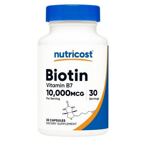 Nutricost Biotin Capsules 10,000 Mcg 30 Count