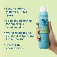 Thumbnail for Image 2 of BLUE LIZARD Kids Mineral Sunscreen Spray SPF 50+, 5 oz