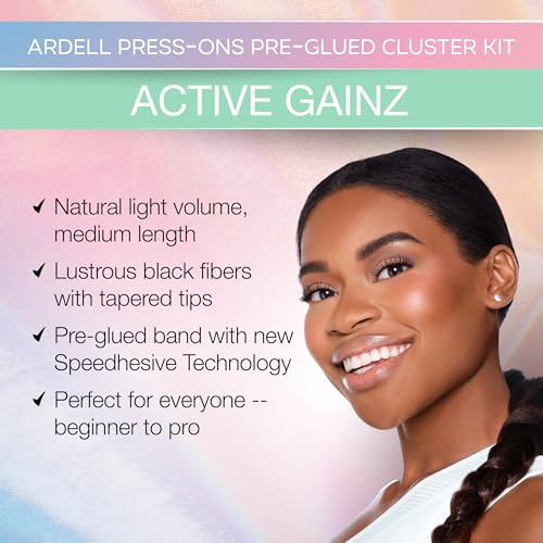 Image 2 of Ardell Active Press On Lashes, Underlash Cluster Eyelash Extensions, 1 Pack