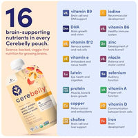 Thumbnail for Image 5 of Cerebelly Organic Baby Food Pouches, Bean & Veggie Protein Bundle, 18ct