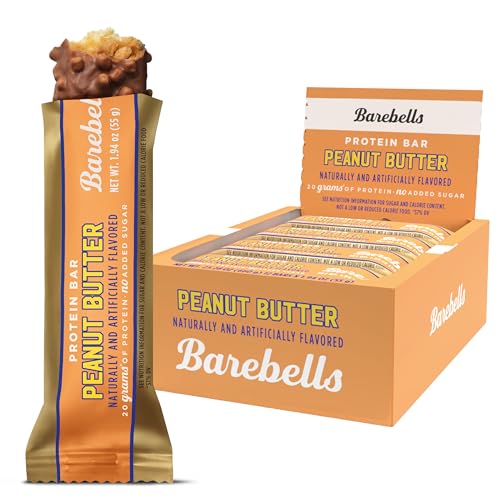 Image 1 of Default Title for the product BAREBELLS Protein Bars Peanut Butter - 12 Count, 20g High Protein Treats