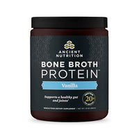 Thumbnail for Image 1 of Default Title for the product Ancient Nutrition Grass Fed Bone Broth Protein Powder, Vanilla