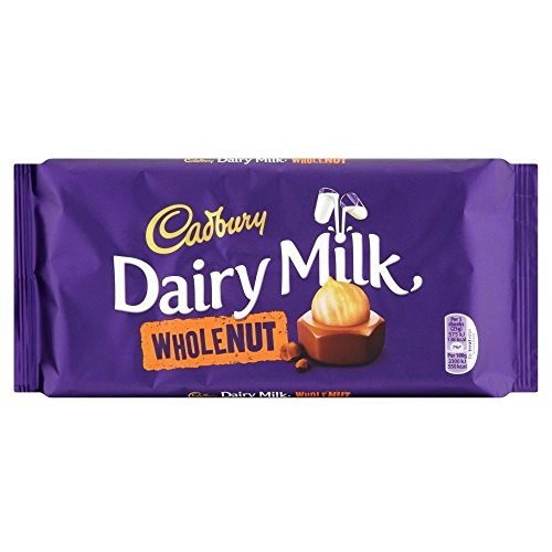 Image 1 of Default Title for the product Cadbury Dairy Milk Whole Nut Bar 180g Pack of 2