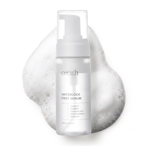 Image 1 of Default Title for the product Cecith Waterlock First Serum, Korean Hydrating Hyaluronic Acid Serum for Face, Lightweight Moisture Barrier Serum for Dry & Dehydrated Skin, 5.07 fl oz