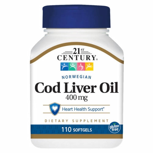 21st Century Cod Liver Oil 400 mg 110 Softgels