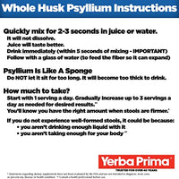 Thumbnail for Image 4 of Yerba Prima Psyllium Whole Husk, 12 oz