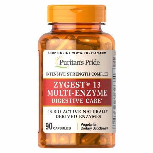 Puritan's Pride Zygest 13 Multi-Enzyme 60 Capsules