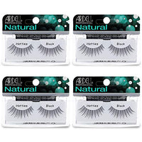 Thumbnail for Image 1 of Default Title for the product Ardell Natural False Eyelashes Hotties - Black, Lightweight, Comfortable Strip Lashes, Reusable, 4 Pack