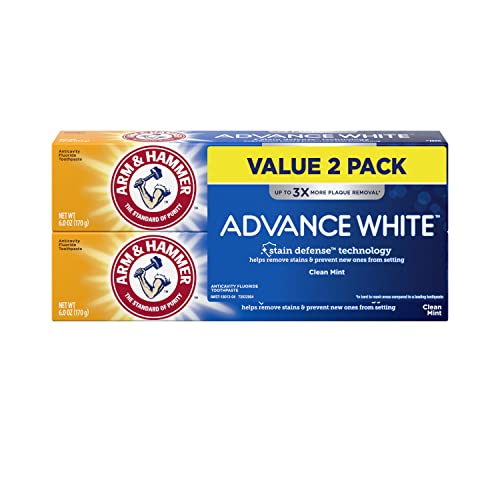 Image 1 of Default Title for the product ARM & HAMMER Advance White Extreme Whitening Toothpaste 6 oz Twin Pack