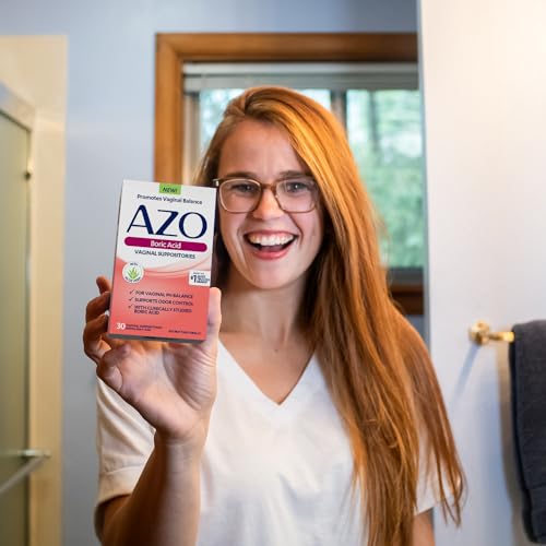 Image 4 of AZO Boric Acid Vaginal Suppositories for Women (Pack of 60)