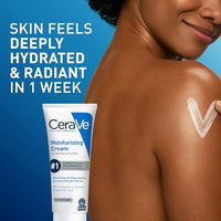 Thumbnail for Image 6 of CeraVe Moisturizing Cream, Face Body Moisturizer, Normal to Dry Skin, 8 Fl Oz