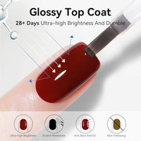 Thumbnail for Image 3 of Born Pretty Gel Polish No Wipe Gel Top Coat 15ml Clear Color
