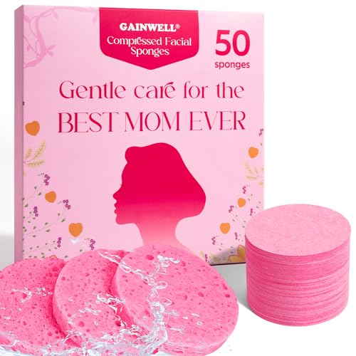 Image 2 of Pink-gifts / 50PCS-mom gifts for the product GAINWELL Compressed Facial Sponges