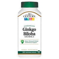 Thumbnail for 21st Century Ginkgo Biloba Extract 200 Veg Caps