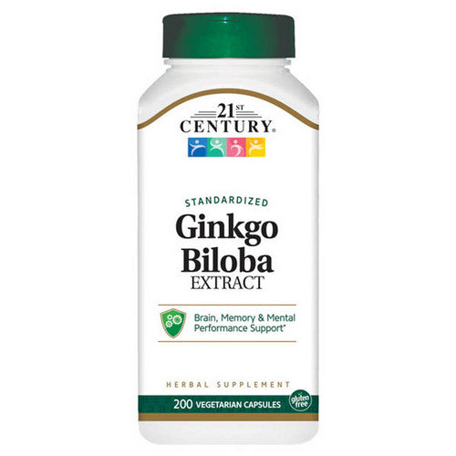 21st Century Ginkgo Biloba Extract 200 Veg Caps