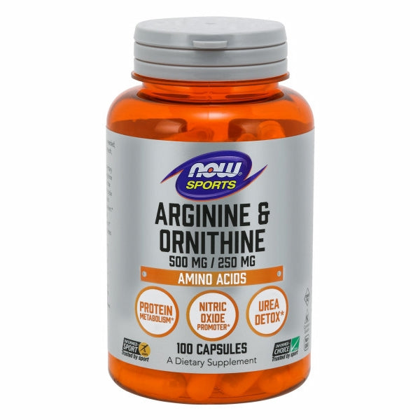 Now Foods L-Arginine & Ornithine 100 Caps