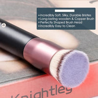 Thumbnail for Image 2 of KINGMAS Flat Top Foundation Brush, Premium Kabuki Makeup Brush