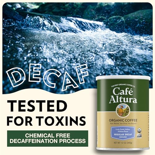 Image 7 of Cafe Altura Ground Organic Coffee, Regular Decaf, 12 oz Can