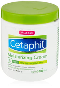 Thumbnail for Image 5 of Fragrance Free / 20 Ounce (Pack of 1) / Combination, Sensitive, Oily for the product Cetaphil Moisturizing Cream
