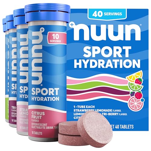 Image 1 of Default Title for the product Nuun Sport Electrolyte Tablets Mixed Flavor, GF & Vegan, 4 Pack