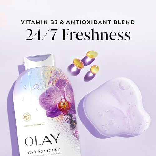 Image 3 of Olay Body Wash for Women, Fresh Radiance, 24 fl oz