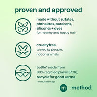 Thumbnail for Image 6 of Method Daily Zen Shampoo, Daily Clean for All Hair Types, 14 fl oz