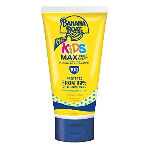 Image 1 of Default Title for the product Banana Boat Kids Max Protect & Play Lotion Sunscreen SPF 100, 4oz