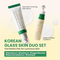 Thumbnail for Image 2 of AXIS-Y Glass Skin Duo Set - Dark Spot Correcting Glow Serum & Vegan Collagen Eye Serum