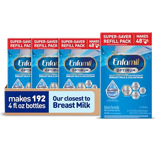 Image 1 of 30 Ounce (Pack of 4) / Refill for the product Enfamil Optimum Baby Formula