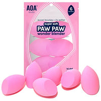 Thumbnail for Image 1 of Pink for the product AOA STUDIO Makeup Sponge Set Latex Free Super Soft Set of 6