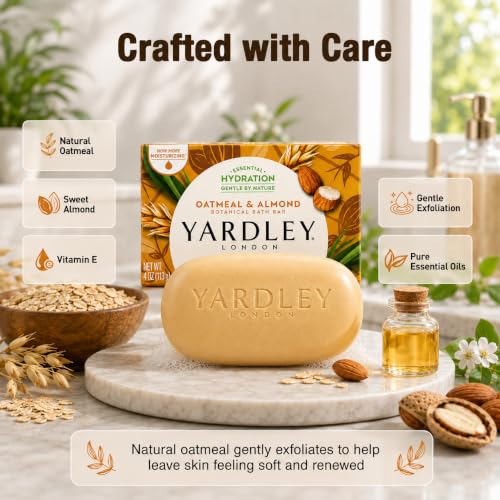 Image 4 of Yardley London Bath Bar Oatmeal Almond 4 oz