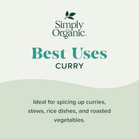 Thumbnail for Image 4 of Simply Organic Certified Organic Curry Powder, 3-Ounce 3-Pack