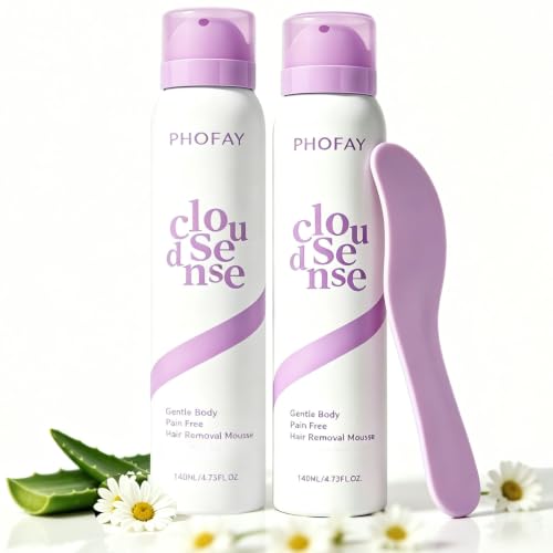 Image 1 of Default Title for the product PHOFAY Cloud Sense Hair Removal Spray for Women & Men (2PC, Depilatory Cream)