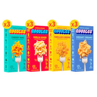 Thumbnail for Image 1 of Default Title for the product GOODLES Mac & Cheesey Mac Variety Mix, 21 Plant-Based Nutrients, 5.25-6oz, 12 Pack