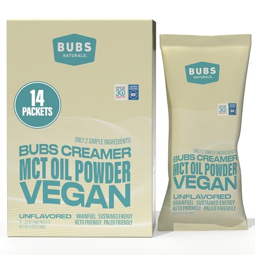 Image 1 of Default Title for the product BUBS Naturals MCT Oil Powder Packets - 14 Travel Packets