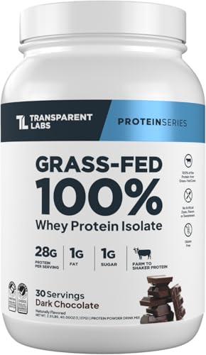 Image 10 of Dark Chocolate for the product Transparent Labs Grass-Fed Whey Protein