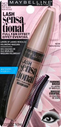 Thumbnail for Image 3 of MAYBELLINE Lash Sensational Waterproof Mascara, Very Black, 1 Count