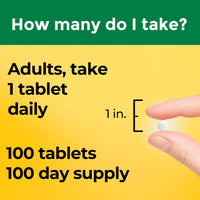 Thumbnail for Nature Made Vitamin D3 2000 IU (50 mcg), Vitamin D Supplement for Bone, Teeth, Muscle and Immune Health Support, 100 Tablets, 100 Day Supply