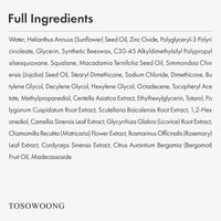 Thumbnail for TOSOWOONG SOS Repair CICA Clinic Zinc Cream, 100,000ppm Zinc Oxide, Heal, Soothe Acne, Redness, Rosacea Treatment, Skin Barrier Repair, Moisture, Non-Comedogenic, Korean Skincare, 50g, 1.76 oz.