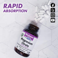 Thumbnail for Bluebonnet Nutrition Magnesium Citrate (400mg of Magnesium)- Maximum Absorption - Supports Immune Health & Energy Production - Soyfree, Gluten-Free, Non-GMO, Kosher, Dairy Free, Vegan, 60 Caplets
