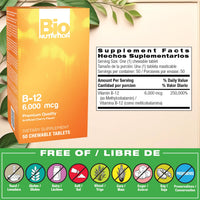 Thumbnail for Bio Nutrition B-12 Sublingual Tablet, 50 Count
