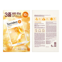 Thumbnail for Torriden CELLMAZING Vita C Facial Mask (10 Sheets) | Radiance & Glow Boosting Korean Sheet Mask | Improving Overall Skin Tone | 5D Vitamin C + Niacinamide | Korean Face Mask