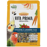 Thumbnail for Vitakraft Sunseed Vita Prima Cockatiel and Lovebird Food 3 lb Bag with Wholesome Daily Nutrition Natural Seeds Grains Fruits and Vegetables Fortified with Vitamins Minerals for Strong Healthy Birds