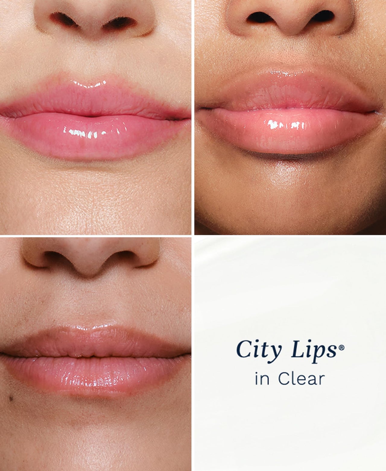 City Beauty City Lips Clear - Plumping Lip Gloss - Hydrate & Volumize - High Shine Lip Plumper - Hyaluronic Acid & Peptides Visibly Smooth Lip Wrinkles - Cruelty-Free (Clear, Pack of 1)