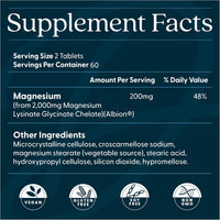 Thumbnail for Doctor's Best High Absorption Magnesium Glycinate Lysinate Supplement for Sleep Support - Chelated Magnesium Tablets for Women & Men, 200mg per Serving, Supports Calm & Relaxation, Vegan - 120 Count