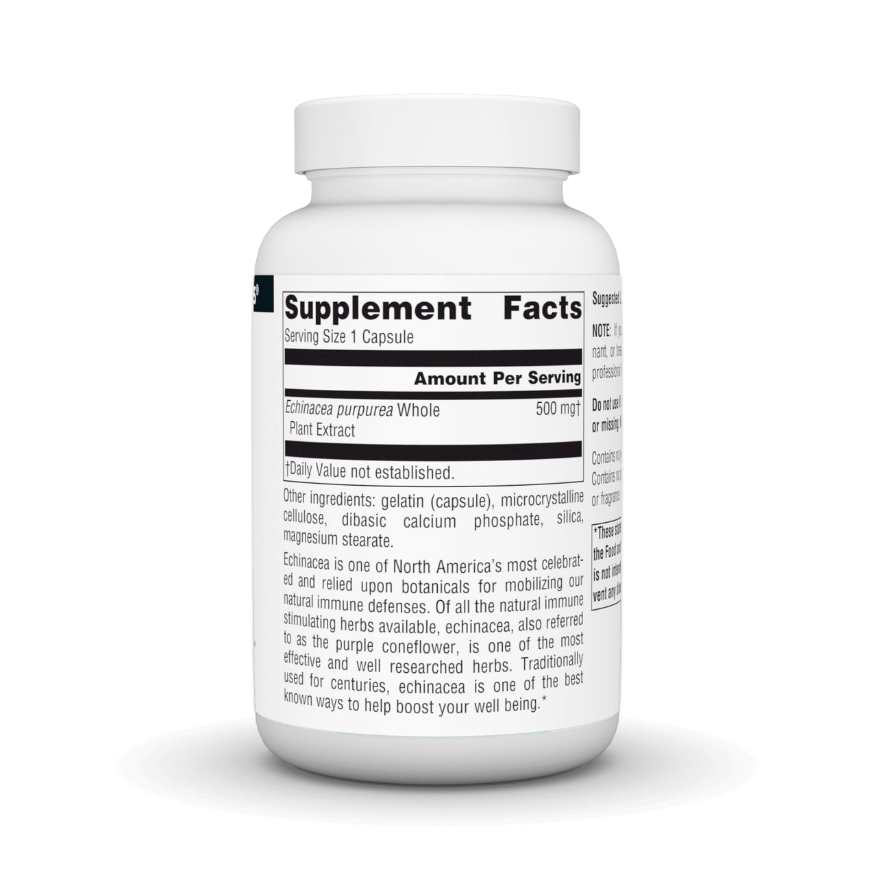 Source Naturals Echinacea Root Extract - Supports Immune Defense* - 500mg - 100 Capsules